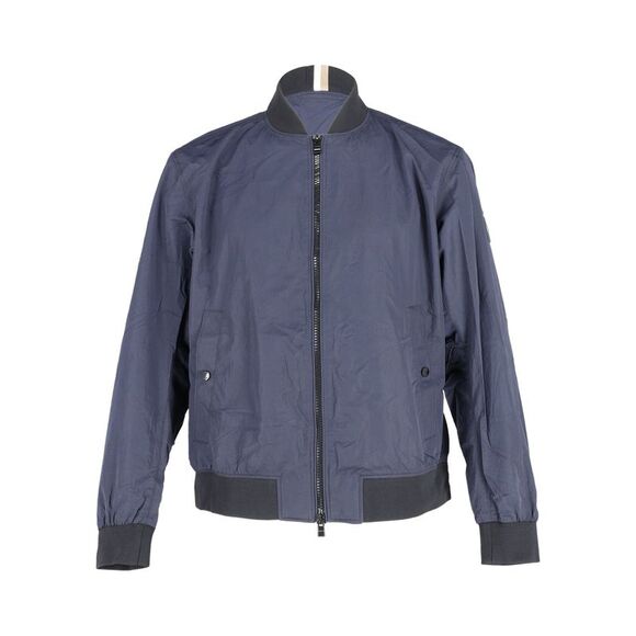 Boss Bomber Jacket in Navy Blue Polyamide - Picture 1 of 3